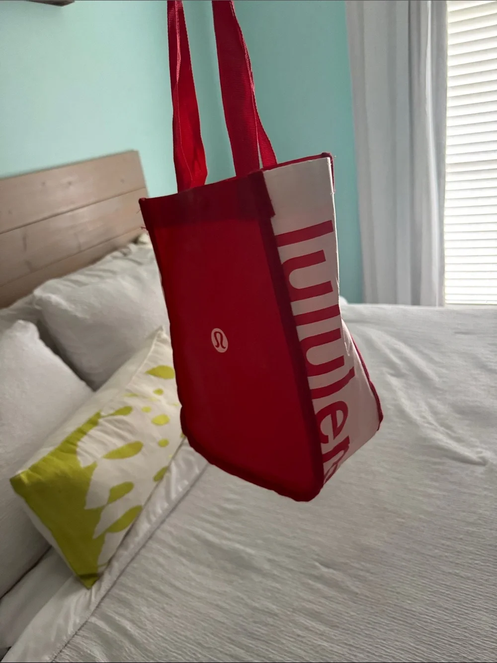 lululemon athletica Bright Red Logo Tote